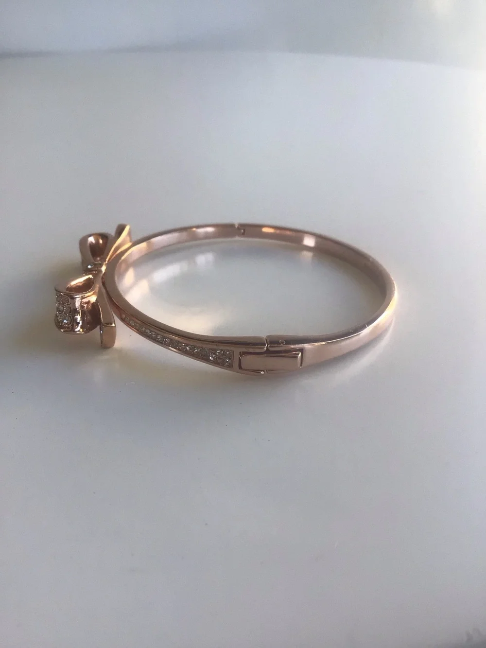 Kate Spade crystal rhinestones jewel bow bracelet